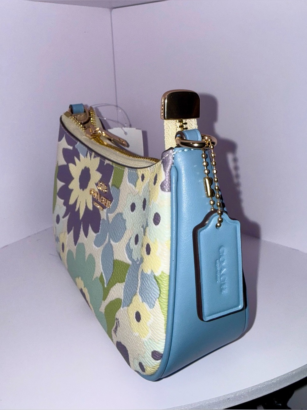 Coach Teri Mini Crossbody Bag With Floral Print - Picture 3 of 10
